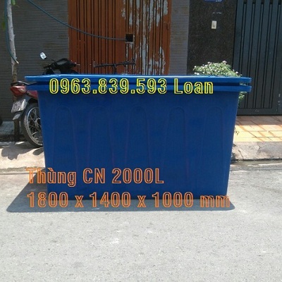 Thùng nhựa 2000lit chữ nhật, thùng nuôi cá 2000L nhựa 1 lớp, thùng đựng nước / 0963.839.593 Ms.Loan Thung-nhua-chu-nhat-thung-nhua-1-lop-thung-nhua-2-lop-thung-nhua-nuoi-ca-re-1