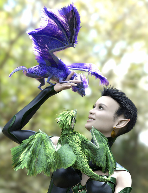 Oso Pixie Dragon for Daz Dragon 3 Oso Pixie Dragon for Daz Dragon 3