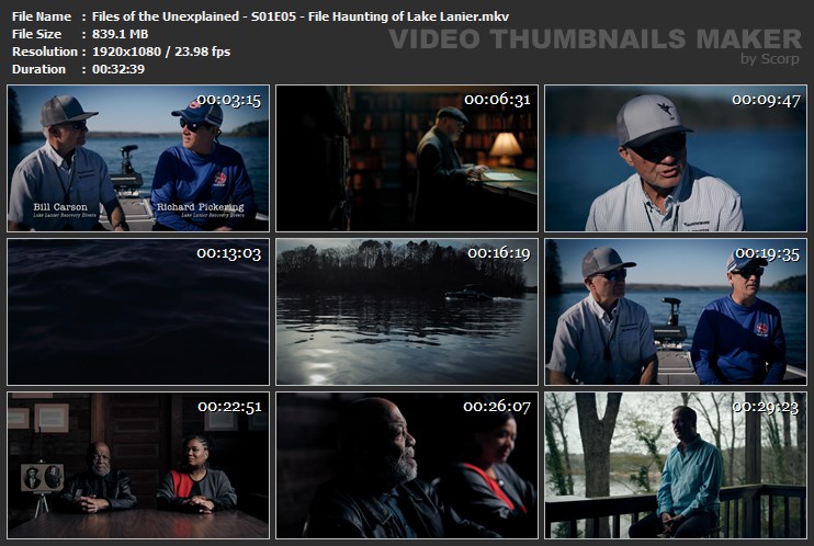 Files of the Unexplained - S01E05 - File Haunting of Lake Lanier.mkv