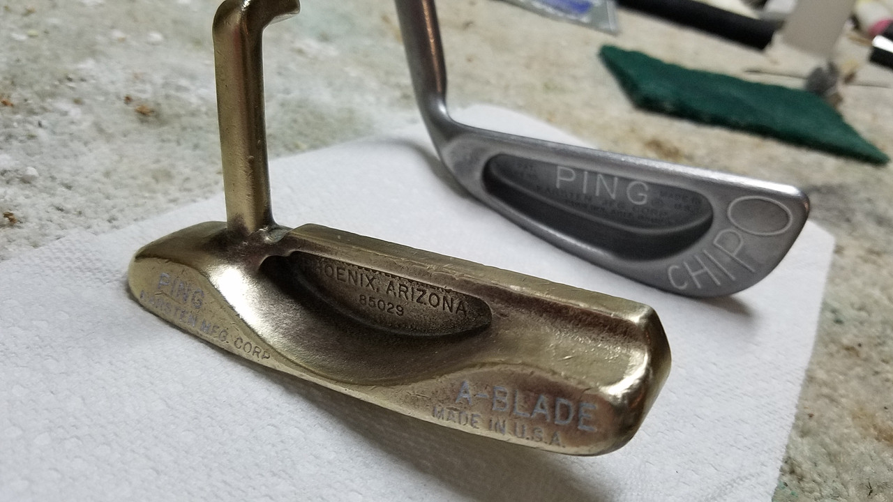 ビンテージ　PING A-BLADE 85029 ピン TZ GOLF - VINTAGE PING A-BLADE Manganese Bronze Putter 85029