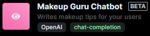 Makeup Chatbot