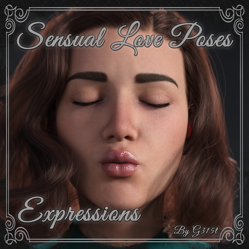 Sensual Love Poses – Expressions for Genesis 8.1