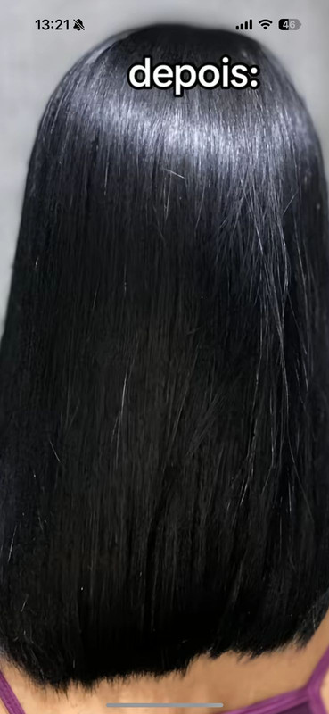 Cabelo depois do tratamento