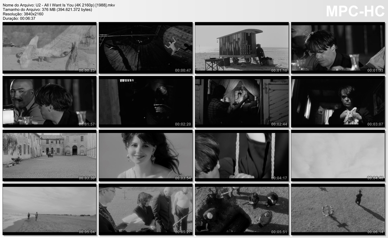 U2 - All I Want Is You (Official Music Video 4K 2160p) [1988]