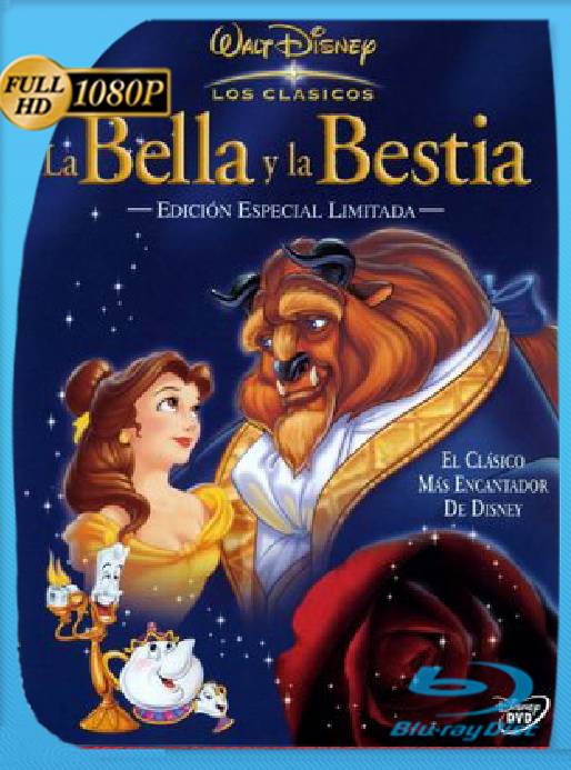 La Bella y La Bestia (1991) BRrip [1080p] [Latino] [GoogleDrive] [RangerRojo]