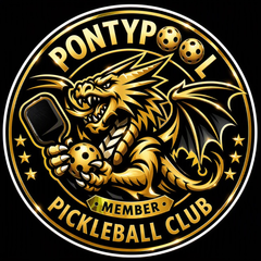 Pontypool Pickleball Club Gold Logo
