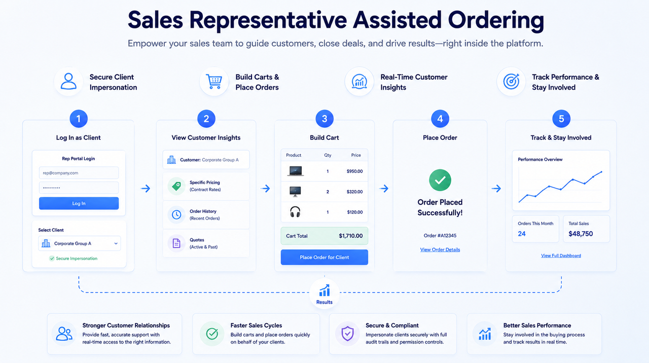 Sales Representative Assisted Ordering