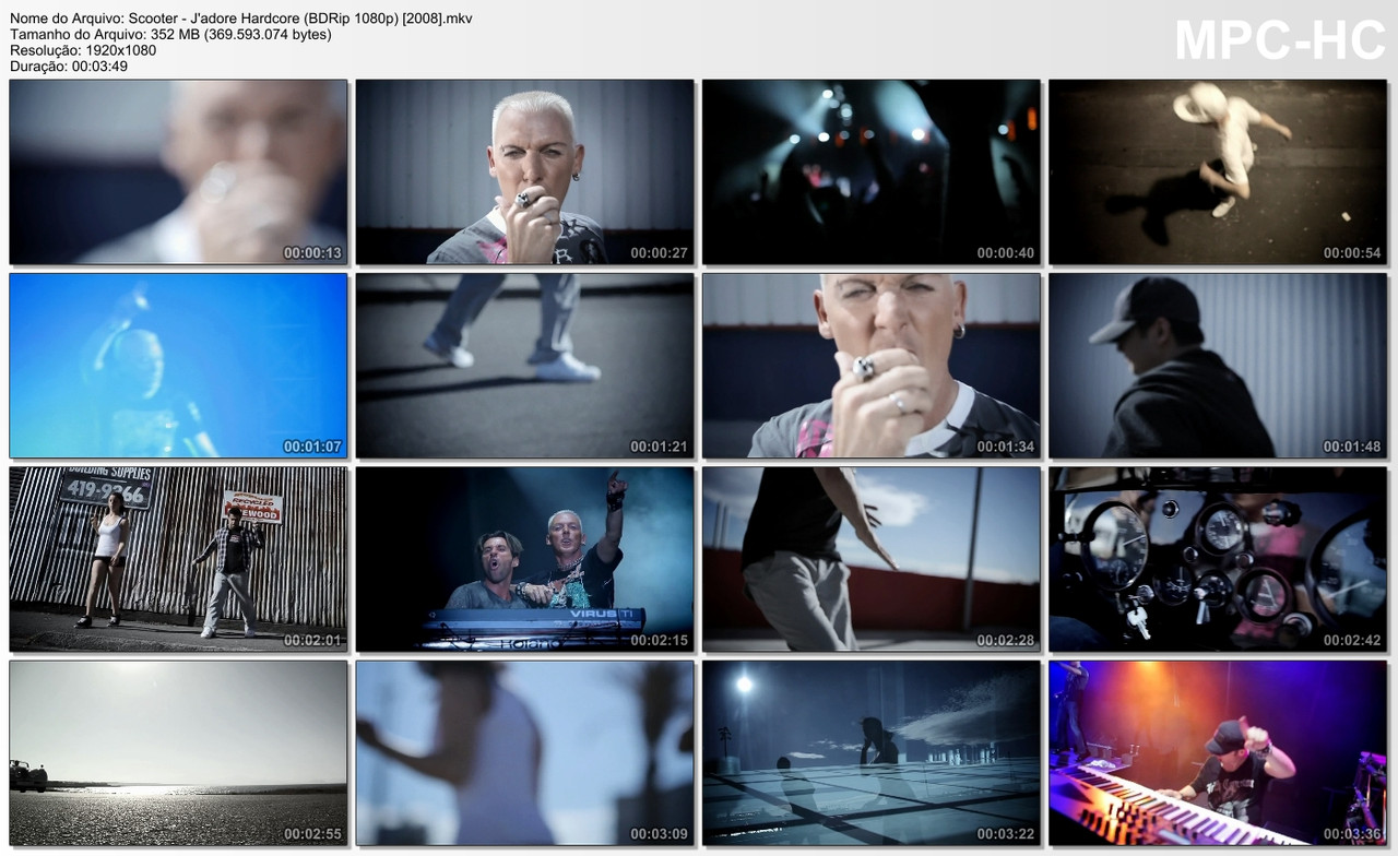 Scooter - J'adore Hardcore (BDRip 1080p) [2008]