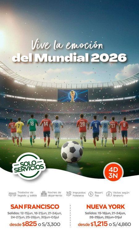 Vive el Mundial 2026 en USA