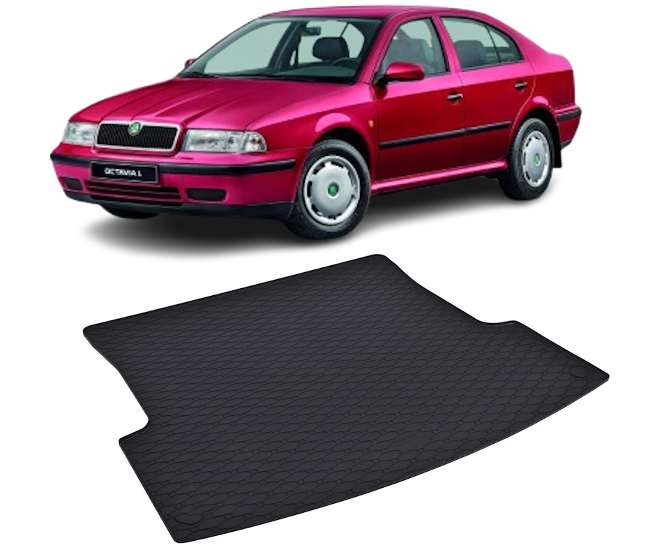 Tavita auto SKODA Octavia I Sedan 1997-2004, protectie portbagaj, Cri-Flo, din cauciuc 100%, compatibil cu autoturismul SKODA Octavia I