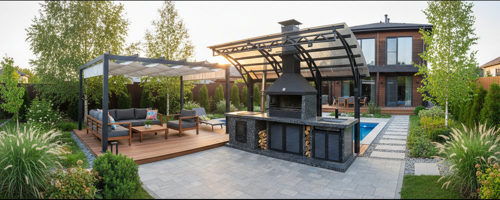 Модульная печь для уличной кухни: выбор элементов под участок