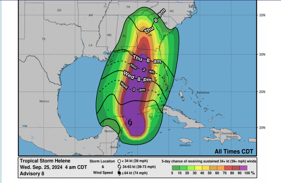 * Tormenta Tropical Helene Aviso Publico * - Foro Florida y Sudeste de USA