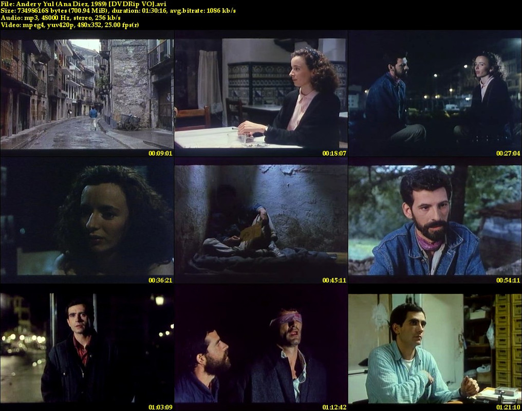 Ander y Yul Ana D ez 1989 DVDRip VO s - Ander y Yul DVDRip Español (1989) Drama Terrorismo