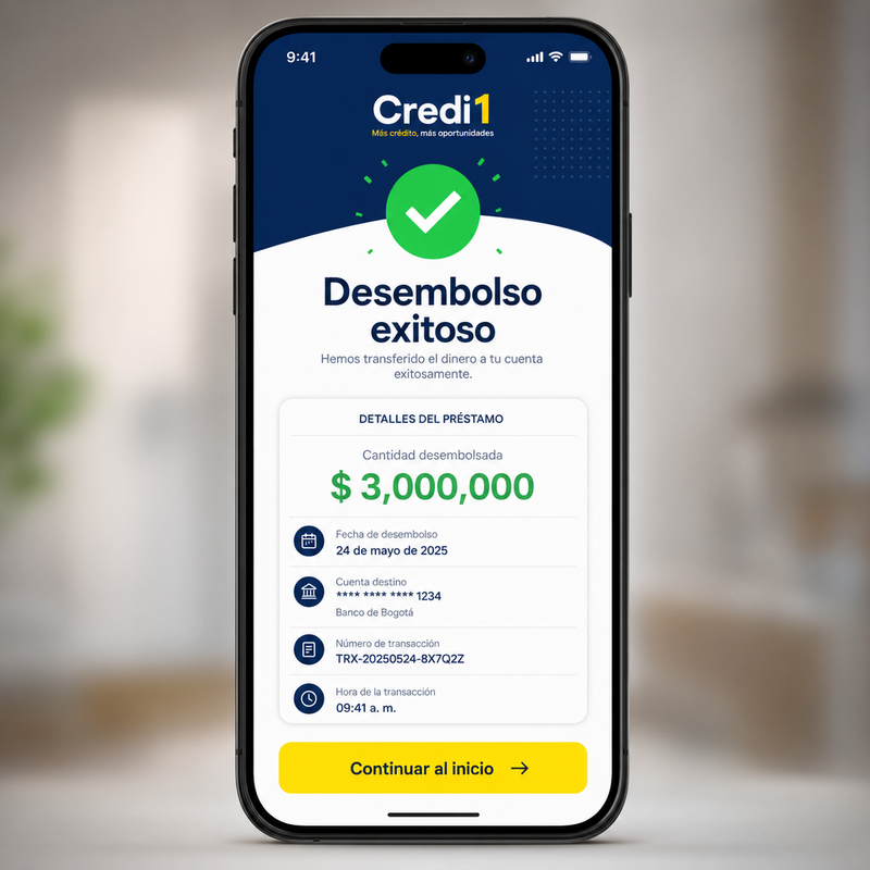Recibe el dinero