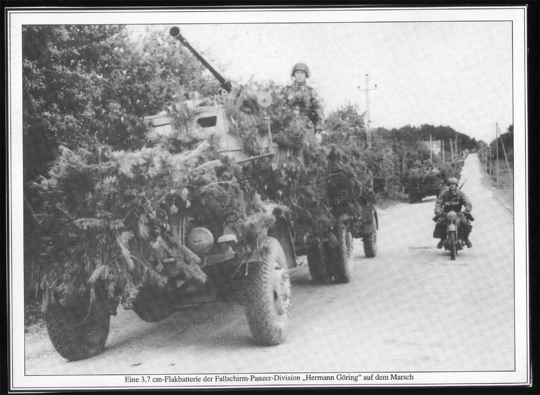 FALLSCHIRMJÄGER PANZER DIV. H.G. - TARNUNG - FLA