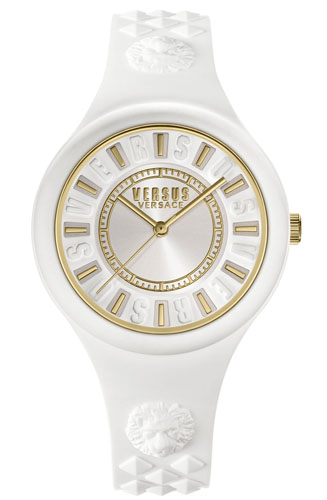 Versus by Versace VSPOQ0618 Fire Island White Dial Silicone