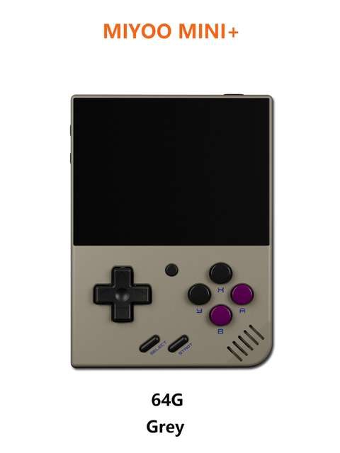 Aliexpress: MIYOO Mini Plus Gris. Consola portatil para juegos retro 
