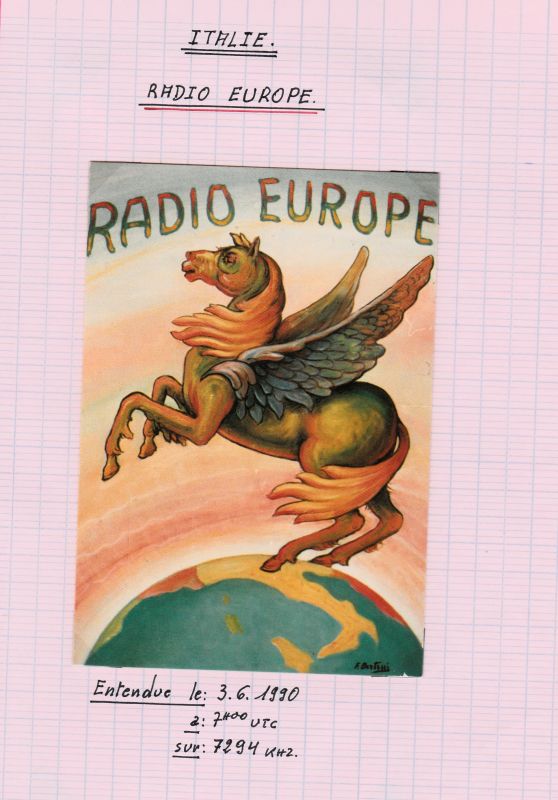 QSL R.EUROPE et THE VOICE OF EUROPE  QSL-R-EUROPE