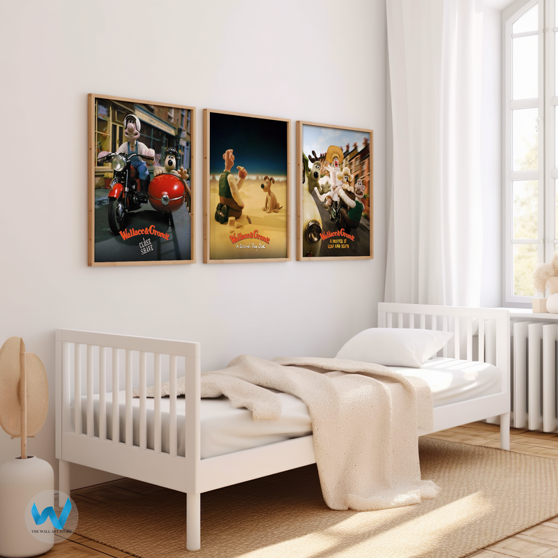 Wallace & Gromit 3er Set Poster - Film Kunstdrucke - 12X16/16X20/18X24/24X36 - Bild 7 von 10