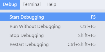 debug menu