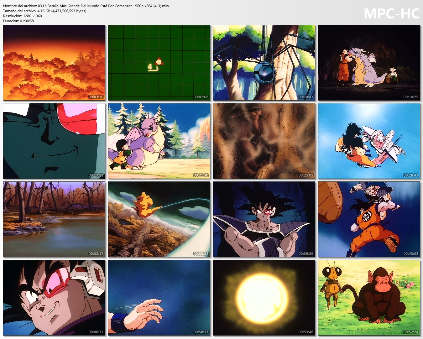 DRAGON BALL Z - Películas [960p - 1080p] (16:9) (4:3)