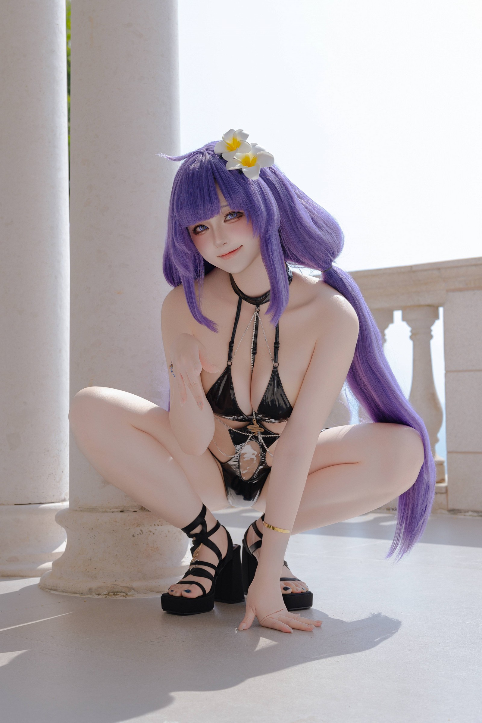 屿鱼 Yuyu Mogador 水着 Cosplay 写真图集（81P｜240MB）插图2