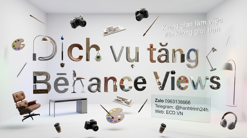 dịch vụ tăng behance views chất lượng cho creative