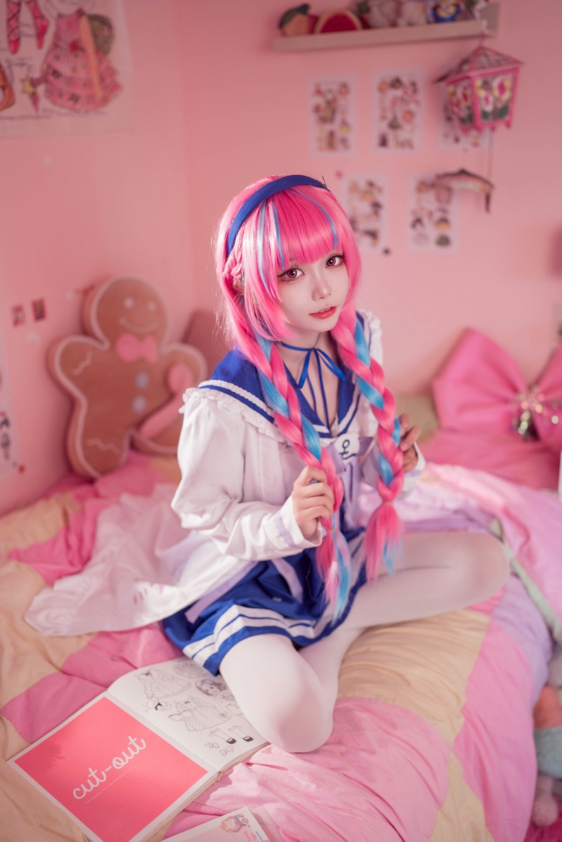 艾西Aiwest 湊阿库娅私服Cosplay写真图集 虚拟主播高清美图 55P (274.4M)插图6
