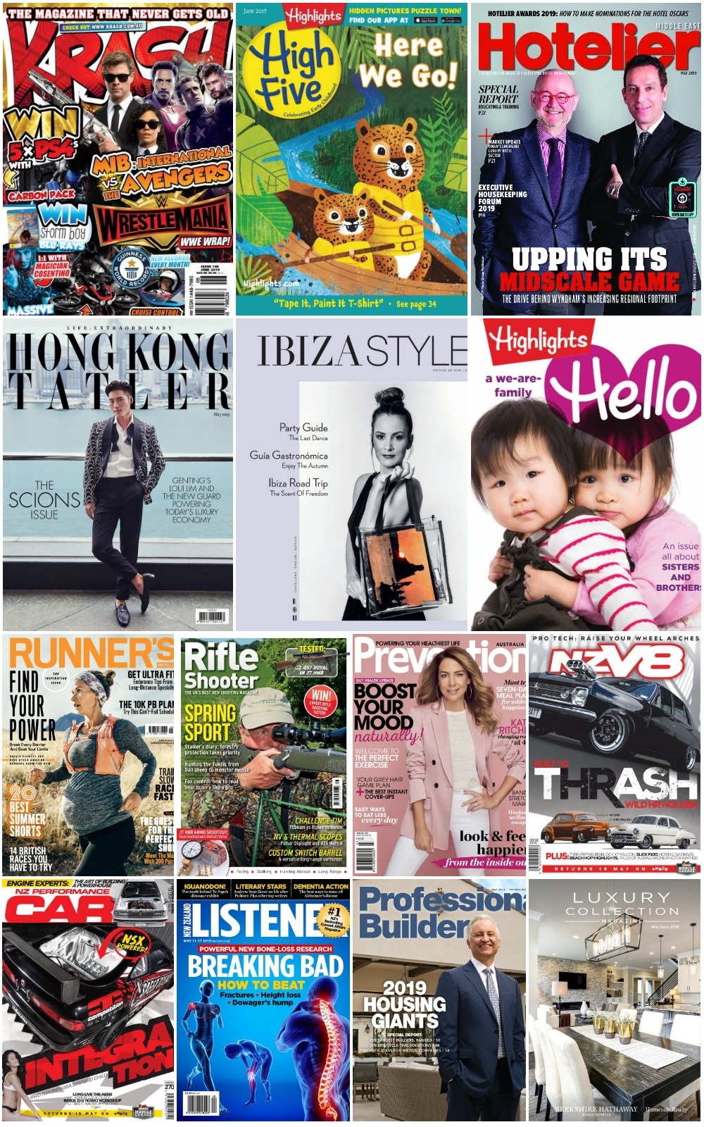 50 Assorted Magazines - May 15 2019 50 Assorted Magazines - May 15 2019