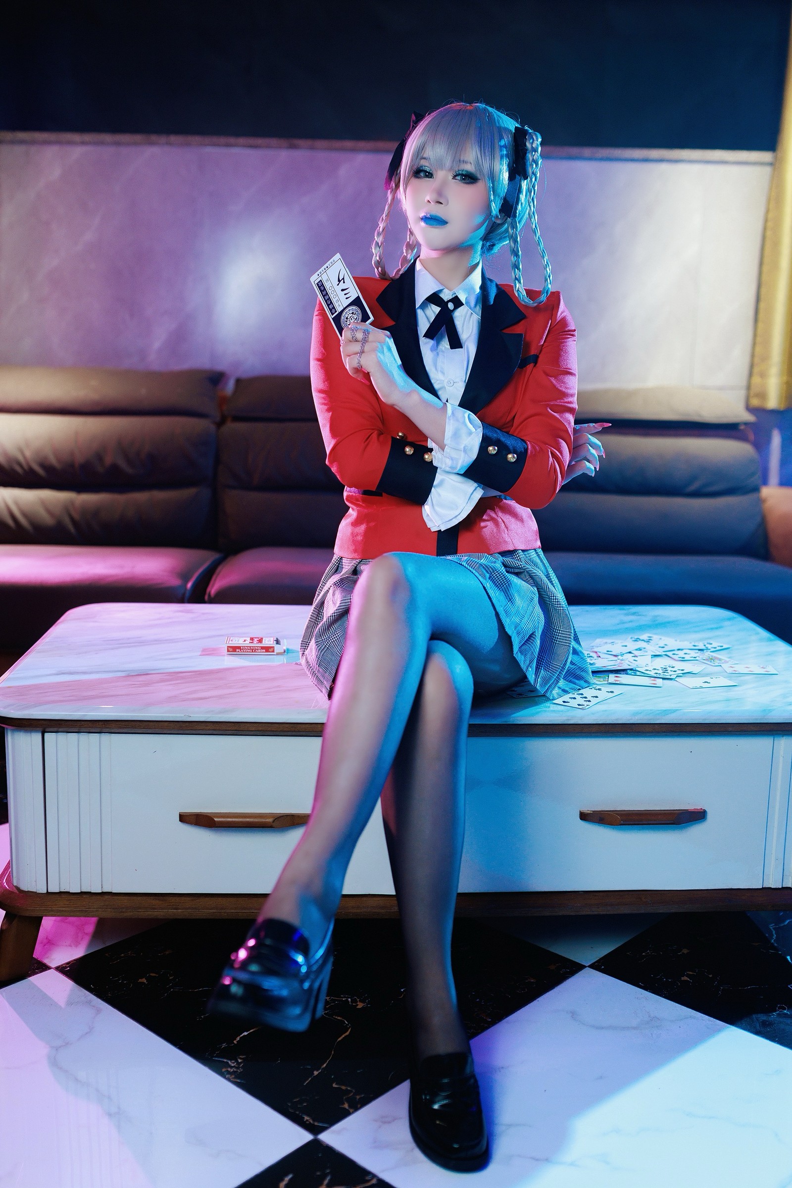 兔胖胖min – 狂赌之渊 桃喰绮罗莉 Cosplay 高清写真集（40P-340.9MB）插图8