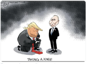 TACO-Putin-039-s-Poodle-Trump-and-Vladolf-Putler-Taking-a-Knee