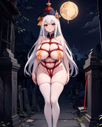 05034-2130045294-1girl-mature-female-solo-huge-breasts-sagging-breasts-jiangshi-no-bra-cleavage