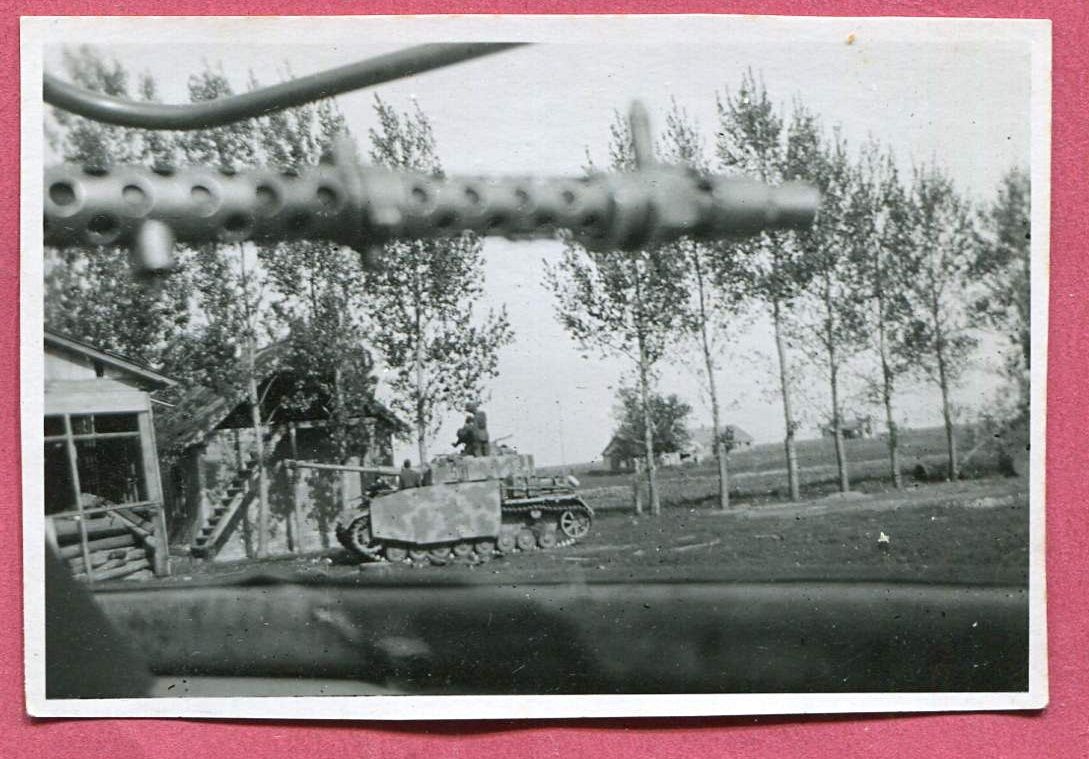Orig. Foto Panzer IV Ausf. H Tarn Seitenschürze 
