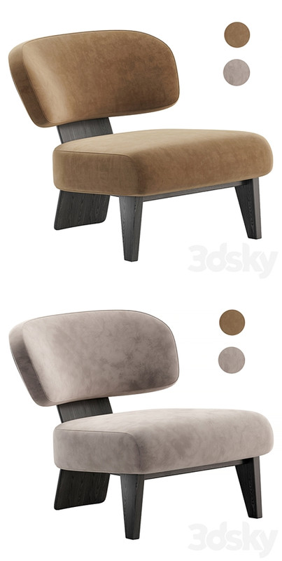 REEVES armchair by Minotti