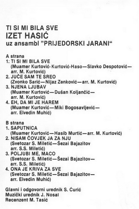 Izet Hasic 1987 kz