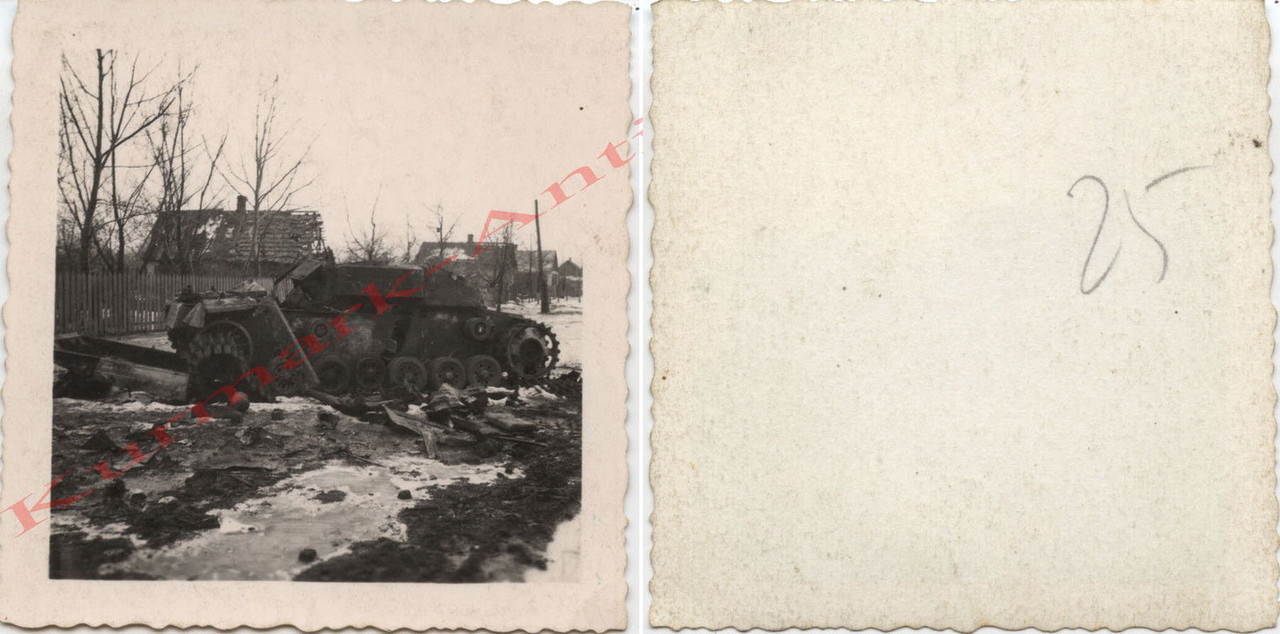 Foto Wehrmacht Russland Panzer Stuf Sturmgeschüt