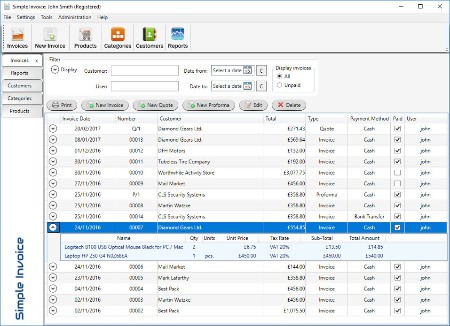 SimpleSoft Simple Invoice 3.25.0.9 Multilingual