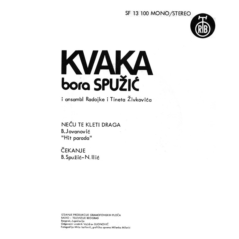Bora Spuzic Kvaka 1975 z
