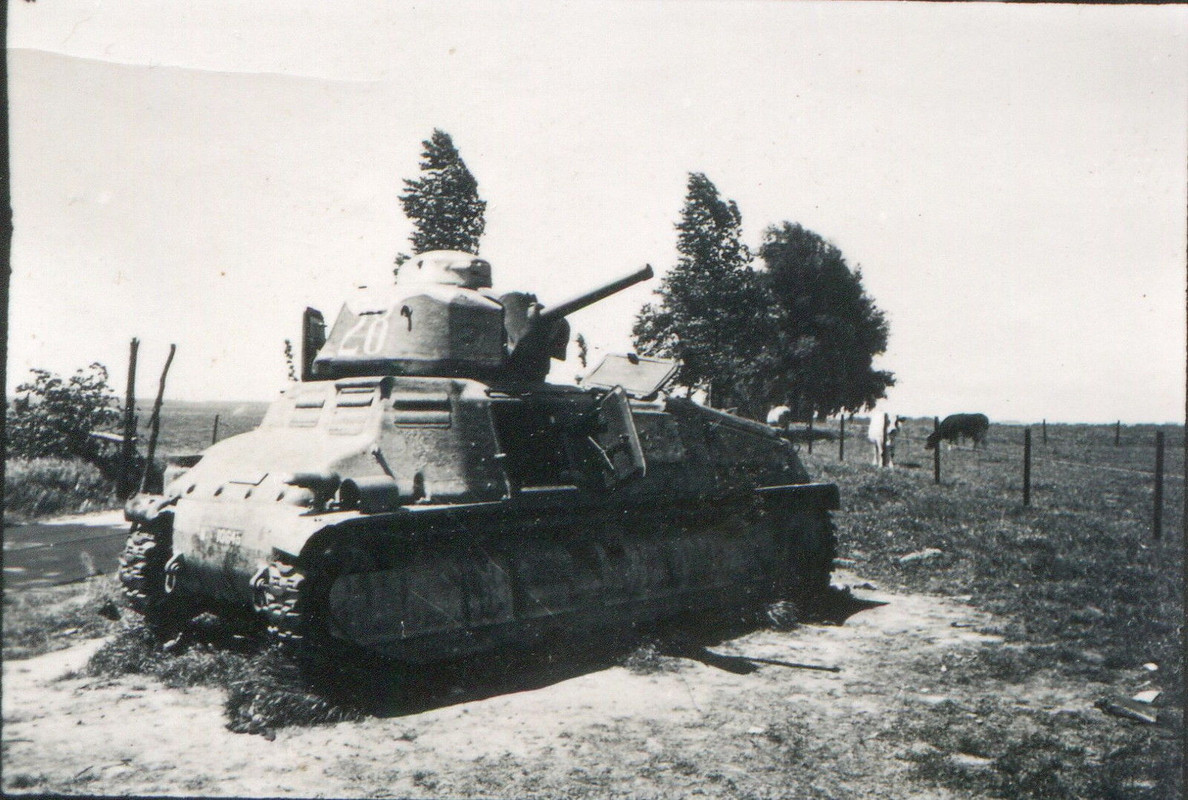 französischer Beute Panzer vor umlackieren , Fra