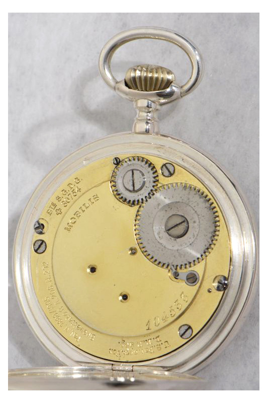 Relógio Turbilhão de Bolso | 1910 | Prata | Tiffany Movimento-2
