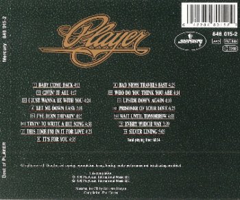 Player - Best Of Player (1990) Player - Best Of Player (1990)