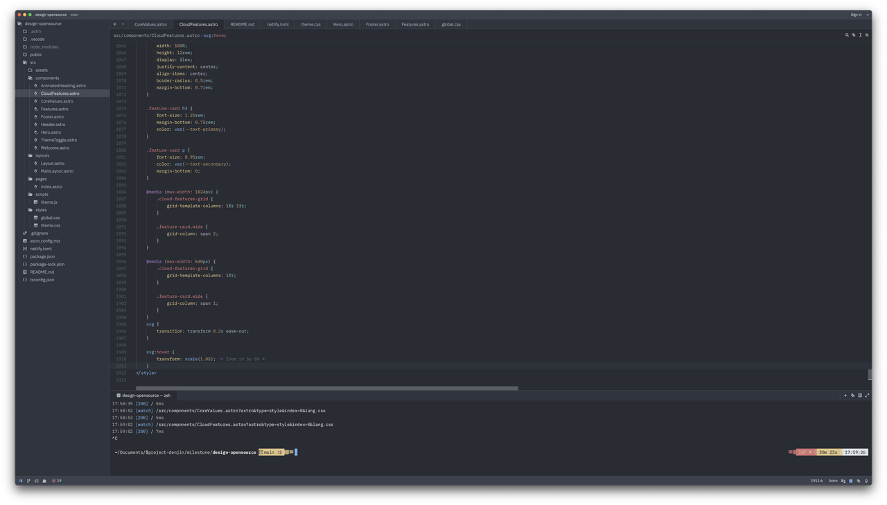 coded webpage