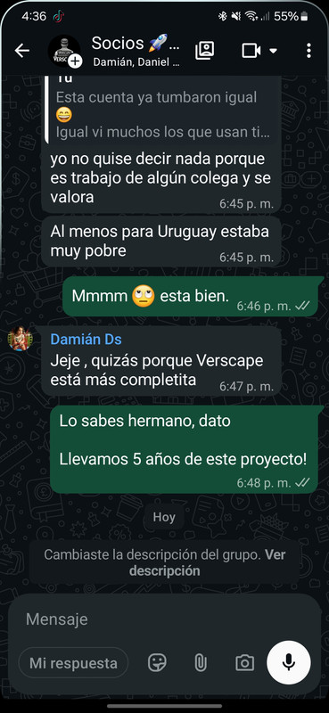 Testimonio de socio Verscape