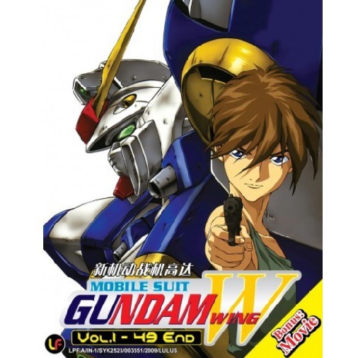 Anime DVD Mobile Suit Gundam Wing Complete TV (Vol. 1 - 49 End) + Movie English Dubbed