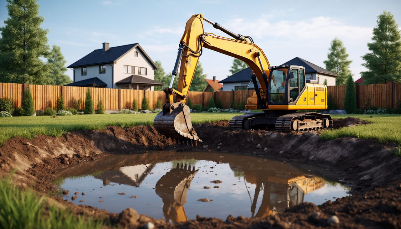 Сколько стоит выкопать пруд