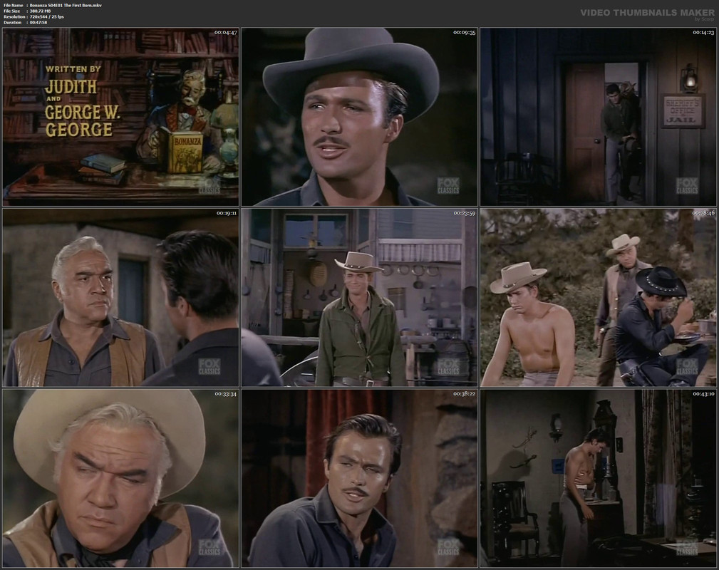 Bonanza S04E01 The First Born.mkv