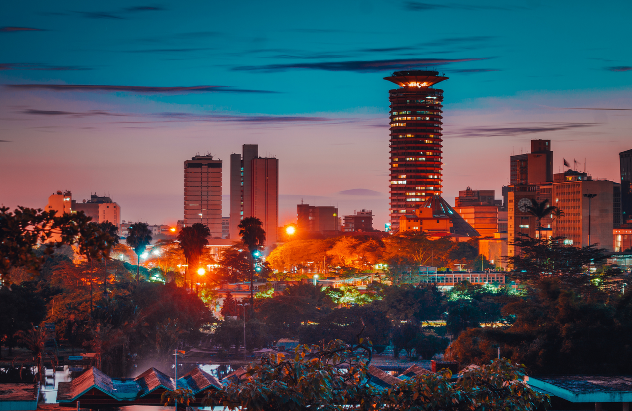 Nairobi Kenya city skyline where Wiplan Holidays is based