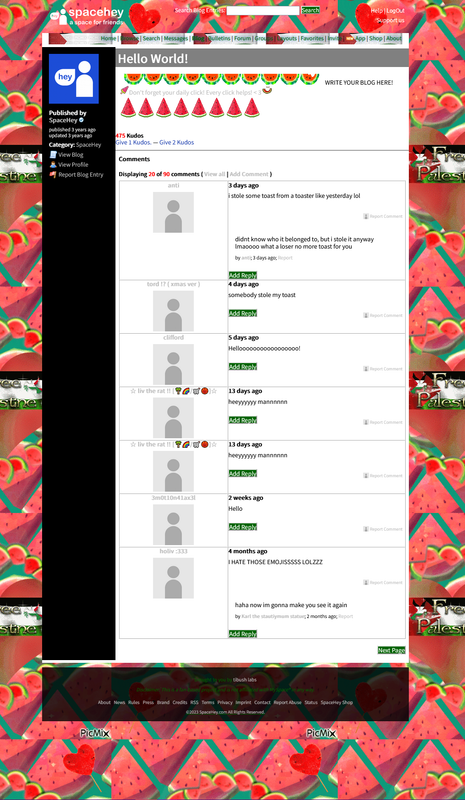 preview of blog posts with the palestine layout