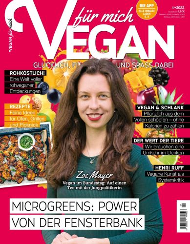 Cover: Vegan für mich Magazin No 04 2022