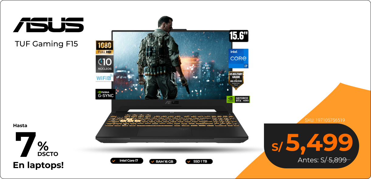 Laptop Dell Inspiron 3520 con procesador Intel Core i7 y 8 GB RAM